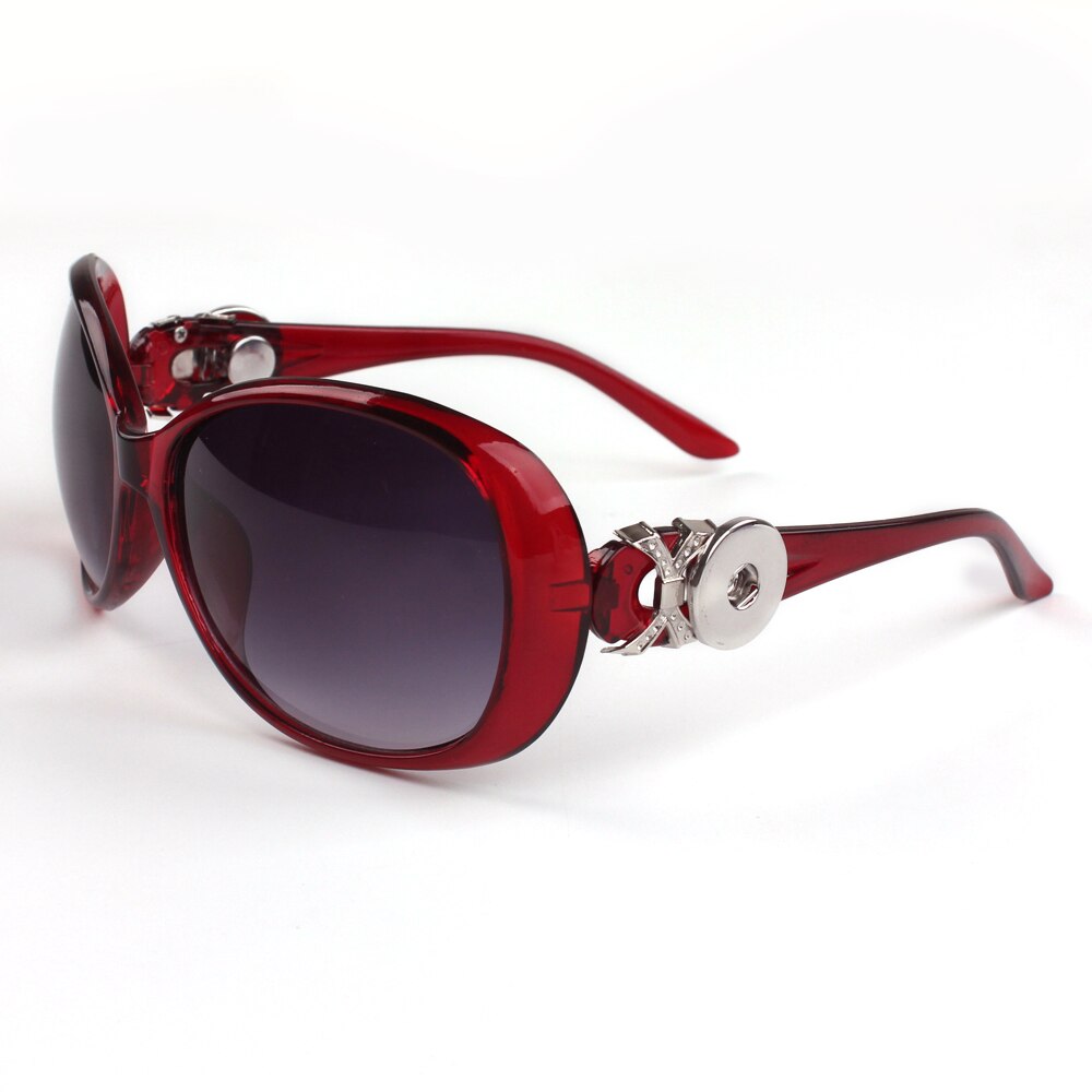 5 farver orologio uomo solbriller kvinder retro 18mm trykknapper briller solbriller beskyttelsesbriller en retning