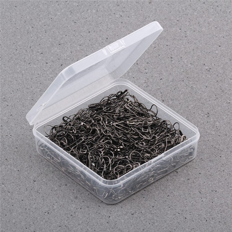 1000 stuks/doos veiligheidsspelden metalen veiligheidsspelden zwart zilver goud grijs anti koper kalebas speld kraal naald spelden diy accessoires: Grijs