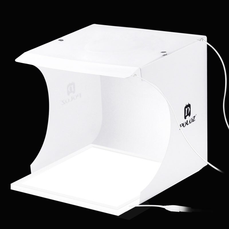 Led-fotografie schaduwloze lichtlamp paneel pad + studio opnametent softbox set  as99