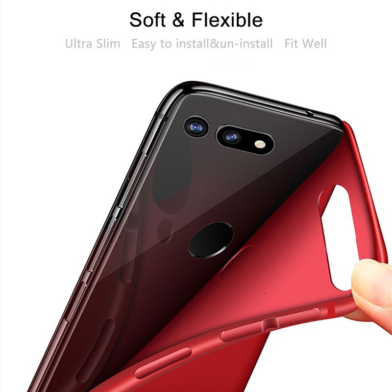 Raugee Matte Case For Huawei Honor View 20 Case Silicone Luxury Bumper Back Soft TPU Cover On For Huawei Honor V20 V 20 Case