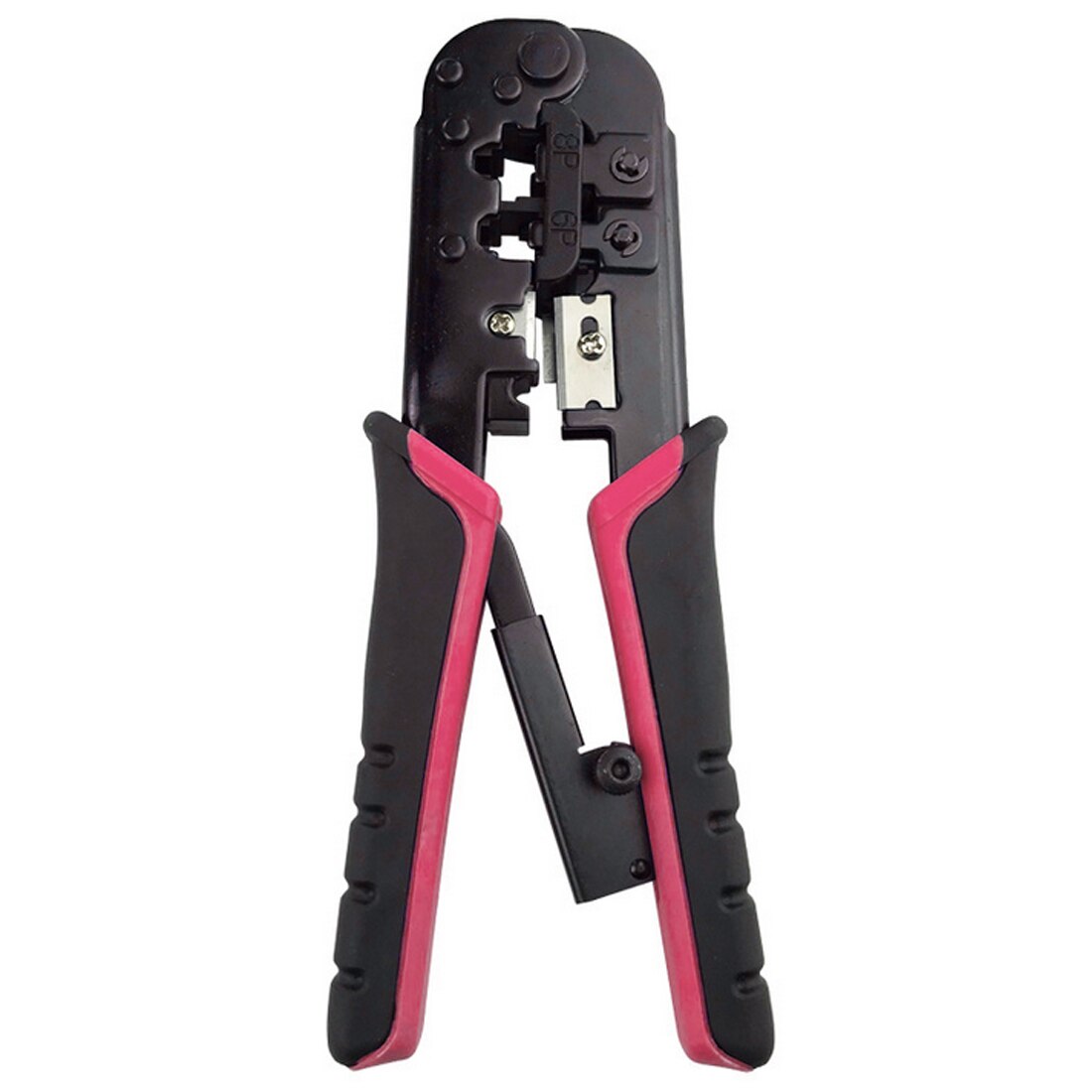 RJ45 RJ-12 RJ11 Dual-modular Crimping Tool Wire Stripper Network Tools Cat5 Cat6 Crimping Pliers Multi Function: Default Title