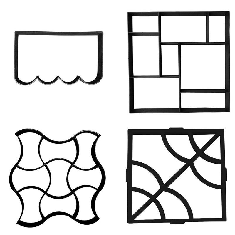 Jardin marche chaussée moule brique pierre route ciment béton moules chemin fabricant réutilisable bricolage pour jardin décoration outil