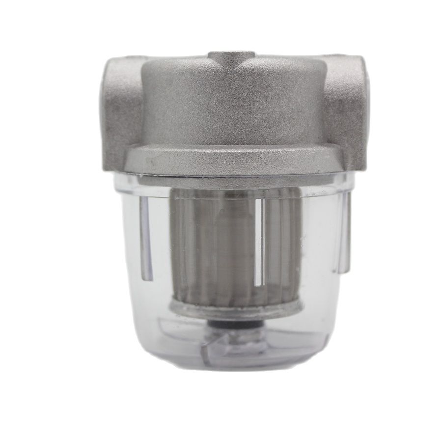 Oil filter for oil burner Transparent P.C. Cup 1/4" 3/8" Small Diesel Fuel Filter for Boiler 25L/H