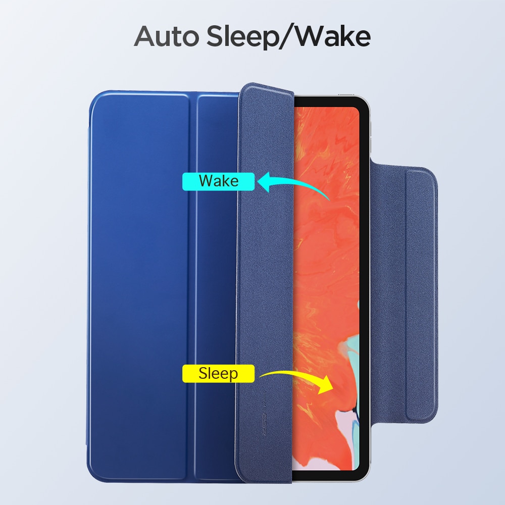 ESR for iPad Pro 11 12.9 Inch Case Secure Magnetic Smart Case for 12.9 inch iPad Pro Case with Pencil Holder 4th Generation