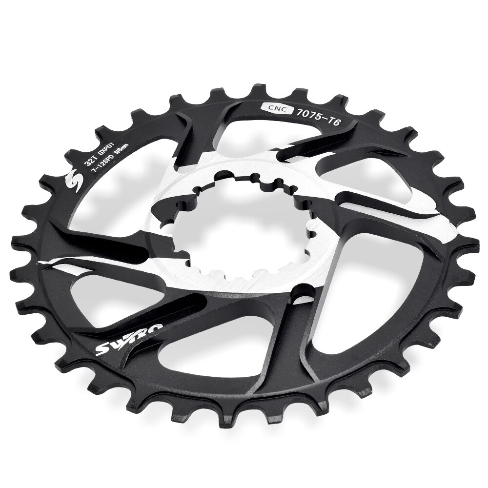 SWTXO-plato redondo GXP, corona de bicicleta de 3mm y 6mm, Compatible con SRAM SHIMANO 32 34 36 38t, rueda dentada para bicicleta de montaña