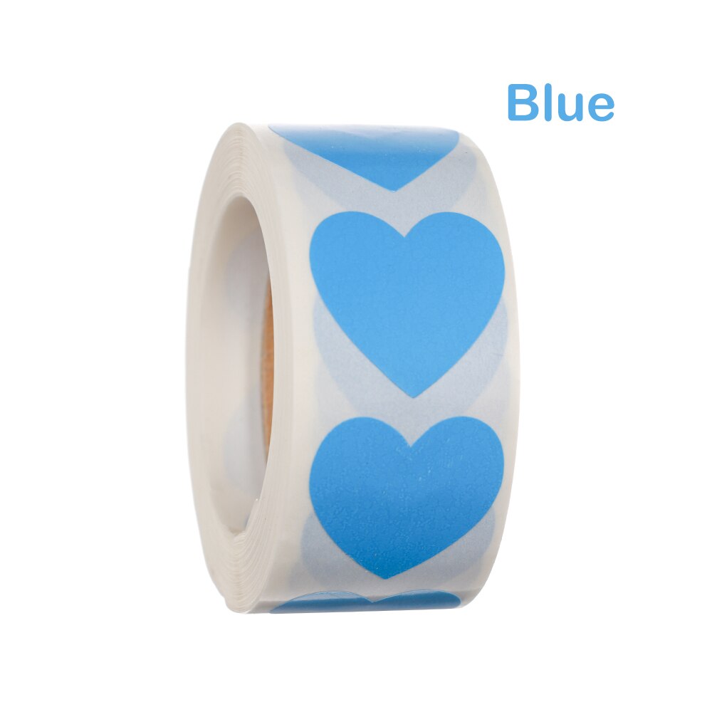 500/700Pcs/Roll Adhesive Thermal Label Sticker Paper Supermarket Price Blank Label Direct Print Waterproof Print Supplies: 500 Pcs blue