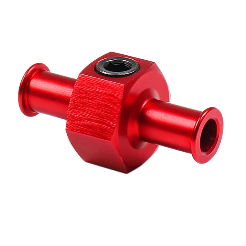 Universele Brandstof Nitrous Manometer T Adapter 3/8 Inch Slang 1/8 Inch Npt Tee Poort Rode Auto Tuning Onderdelen: Red