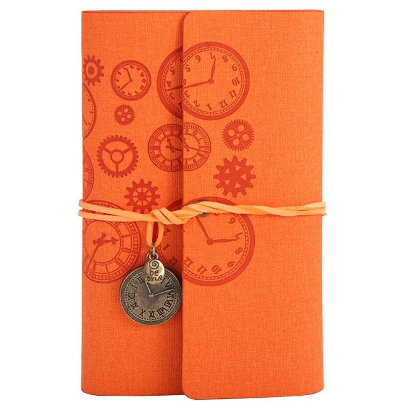 Vintage A6 Travel Diary Notepad Journal Agenda Planner Notebook Office School Stationery Student