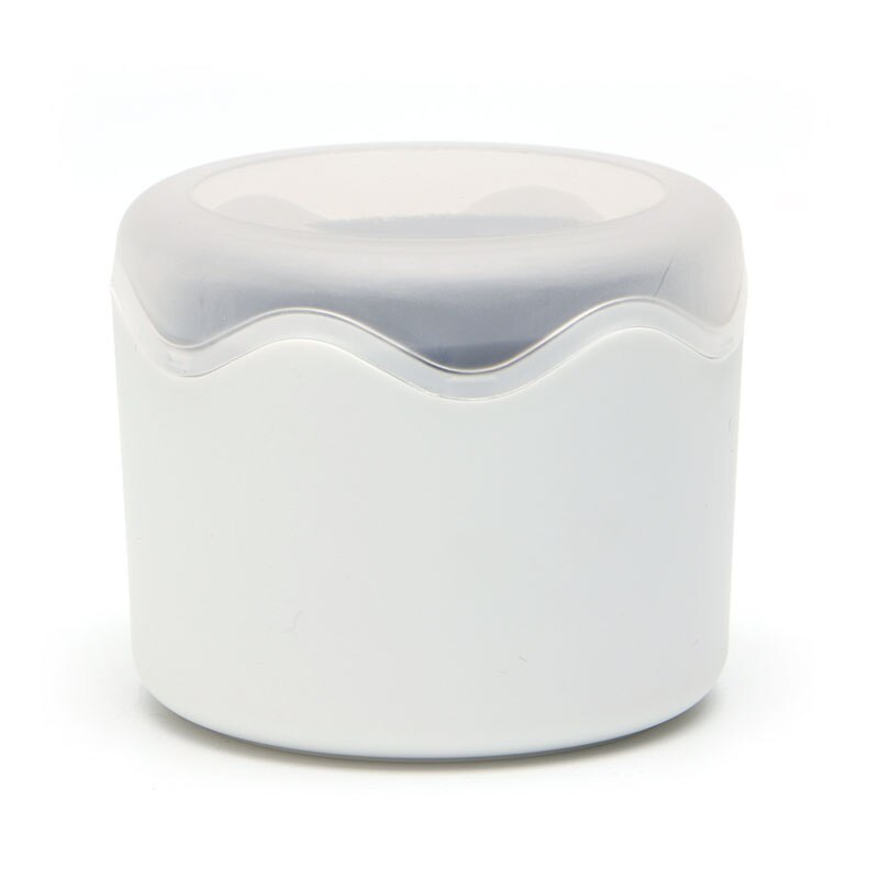 Caja de almacenamiento de reloj de pulsera de Color caramelo, caja de reloj individual de plástico con esponja, 1 unidad: White