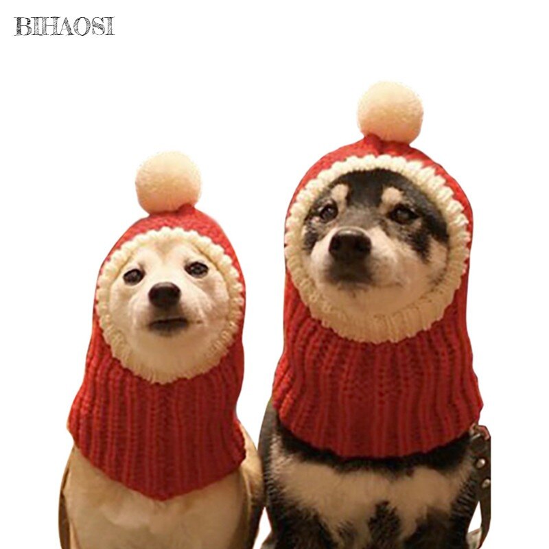 Herbst Winter Haustier Cosplay DIY Kappe Weihnachten Warme Kleine Katze Hüte Mops Hund Zubehör Für klein Mittel groß Hunde Kostüm Dekor