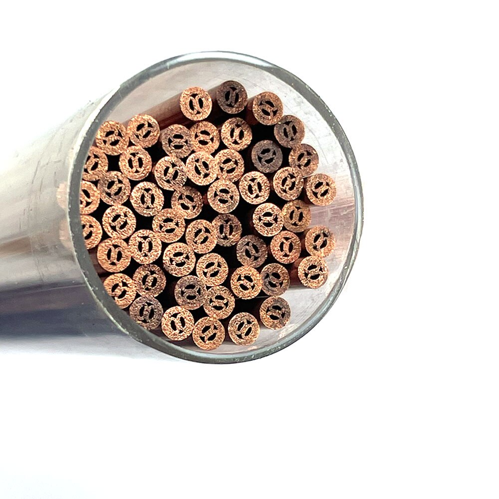 EDM Drill Ziyang Copper Electrode Tubes Multihole 4holes 2.0*400mm for EDM Drilling Hole Machine