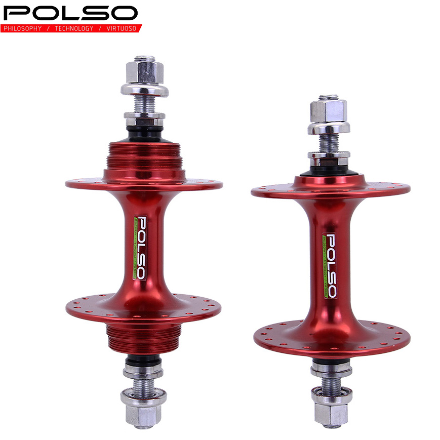 POLSO 20H 24H 32H 36H moyeu de vélo à pignon fixe moyeux de piste de cyclisme pièces de vélo Fixie: YELLOW