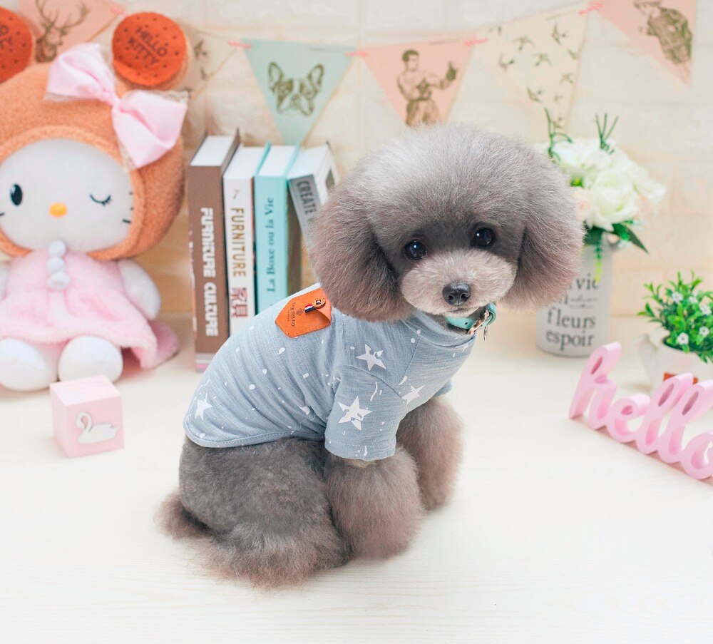 Leuke Japan Stijl Dogbaby Huisdier Honden T-Shirt Jas Puppy Honden Lente Zomer Kleding Shirt Voor Hond