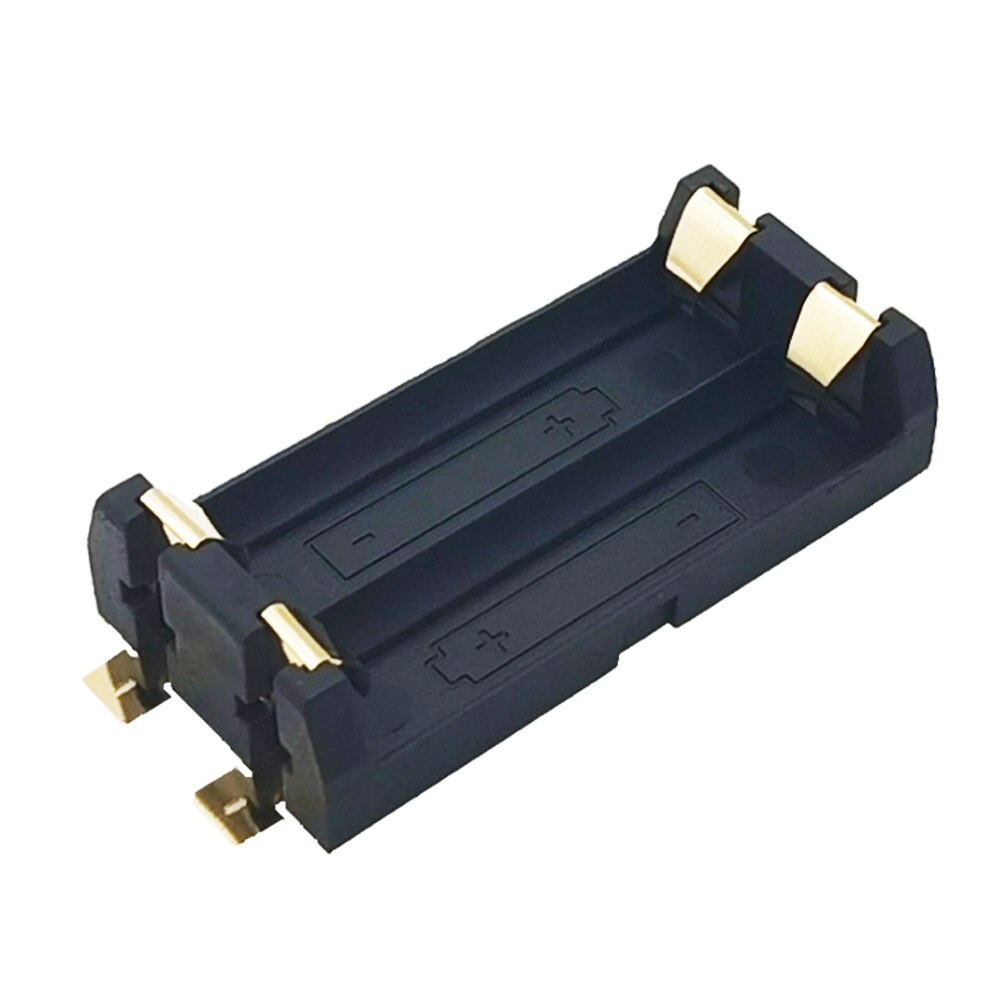 1Pcs Gold Plated SMT SMD 2 AA Battery Holder Battery Box Battery Case