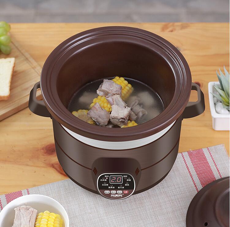 220V 3.5L Ceramic Electric Automatic Stewing Pot Household Soup Porridge Stewing Cooker Multi Cooker EU/AU/UK/US