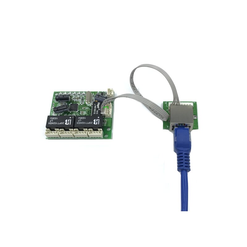 Mini 5V 12V modulo switch modulo PBC OEM mini formato 3/4/5 Porte switch di Rete di Bordo del Pwb mini modulo switch ethernet 10/100Mbps: 4Transfer module