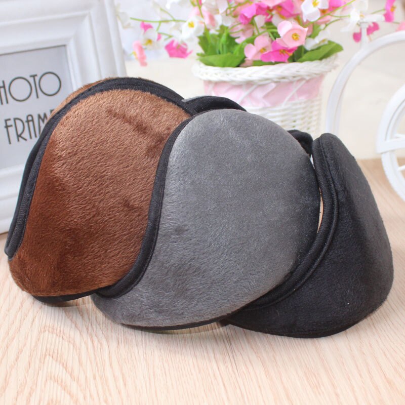 Plüsch Zurück-tragen Stil Earbags Männer Ohrenschützer Männlichen Earflap lässig Halten Warme Winter draussen Schutz Ohr Abdeckung XBFF