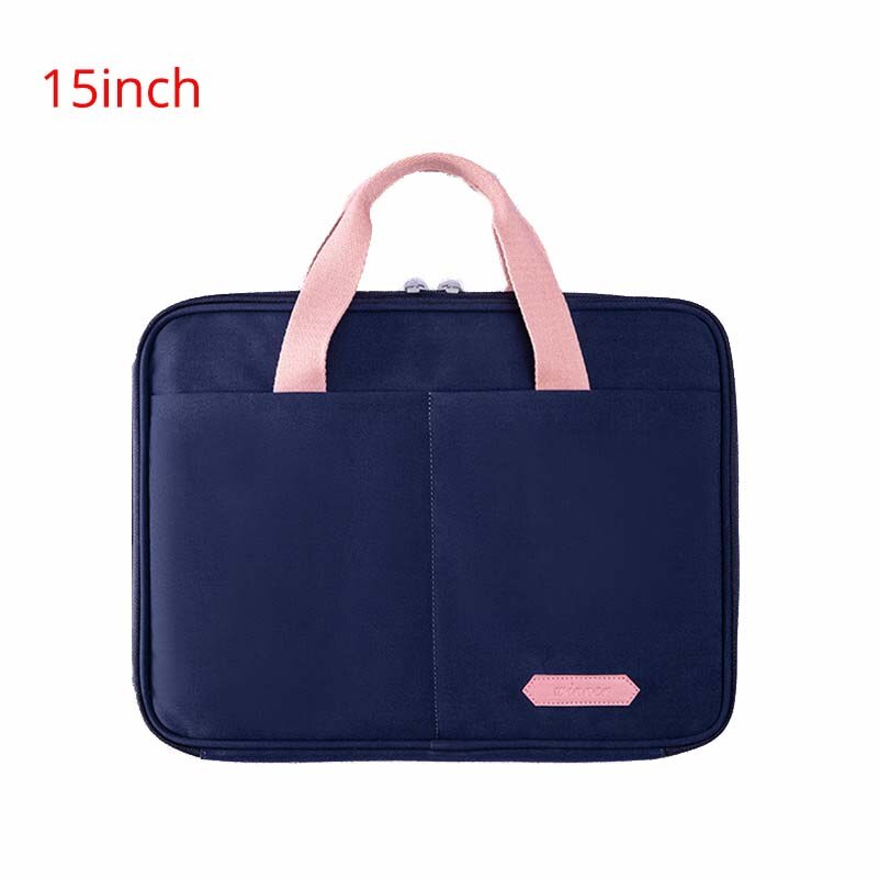 Women Laptop Briefcase Computer Bag Business Document Organizer Ipad Tote Ladies Handbag Messenger Document Bag: A-navy15
