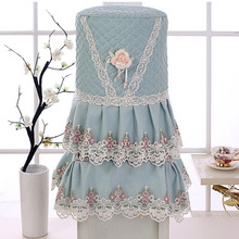 Cubo de decoración para fuente de beber, herramientas purificadoras, dispensador de agua, accesorios para el hogar, cubierta de polvo de algodón, encaje, 2 unids/set por juego