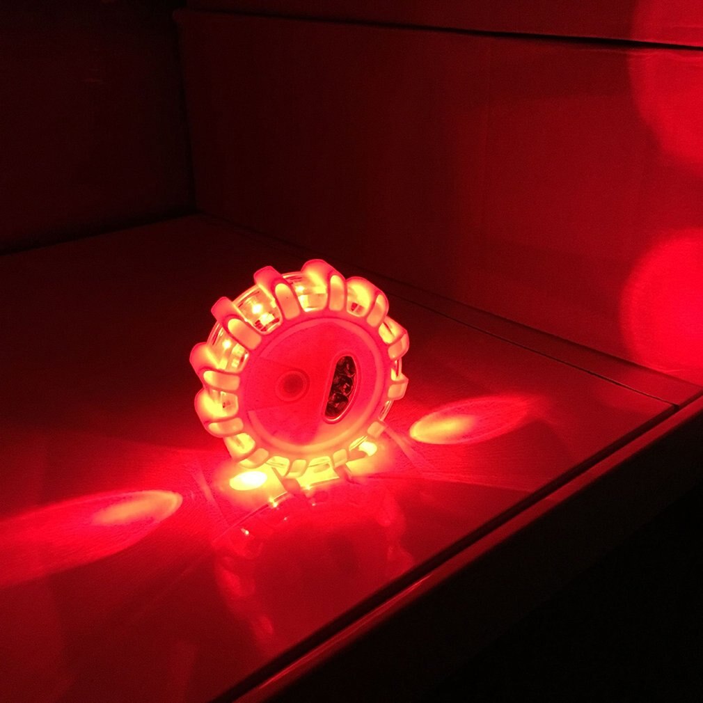 ICOCO Led Multi-Function Safety Warning Light Road Red Flares Flashing Warning Roadside Emergency Safety Light For Car Truck