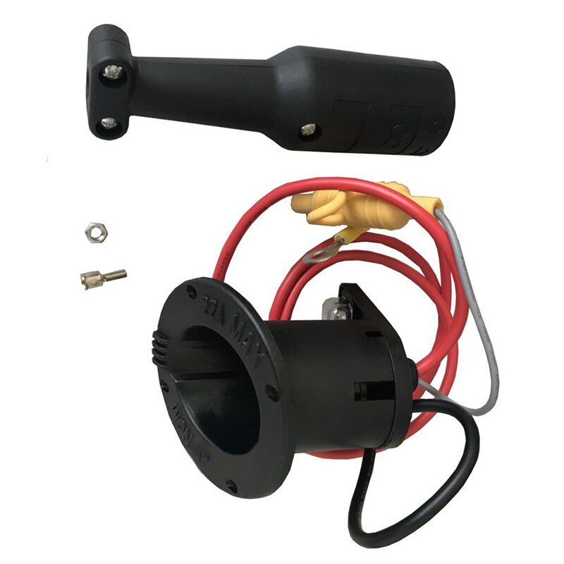 48V Charger Cord Plug &amp; Charger Receptacle for Club Car DS Precedent Golf Carts 2000 Up, 101828901, 101802101, 103375501