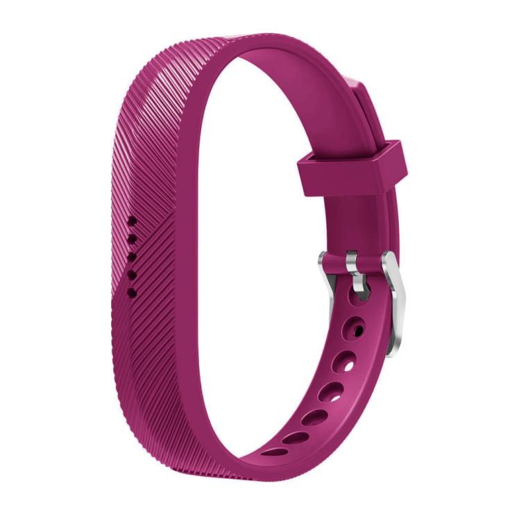 Siliconen Metalen Gesp Polsen Band Armband Voor Fitbit Flex 2 Mode Horloge Sport Smart Band Vervangen Polsband Voor Fitbit Flex 2: rose purple