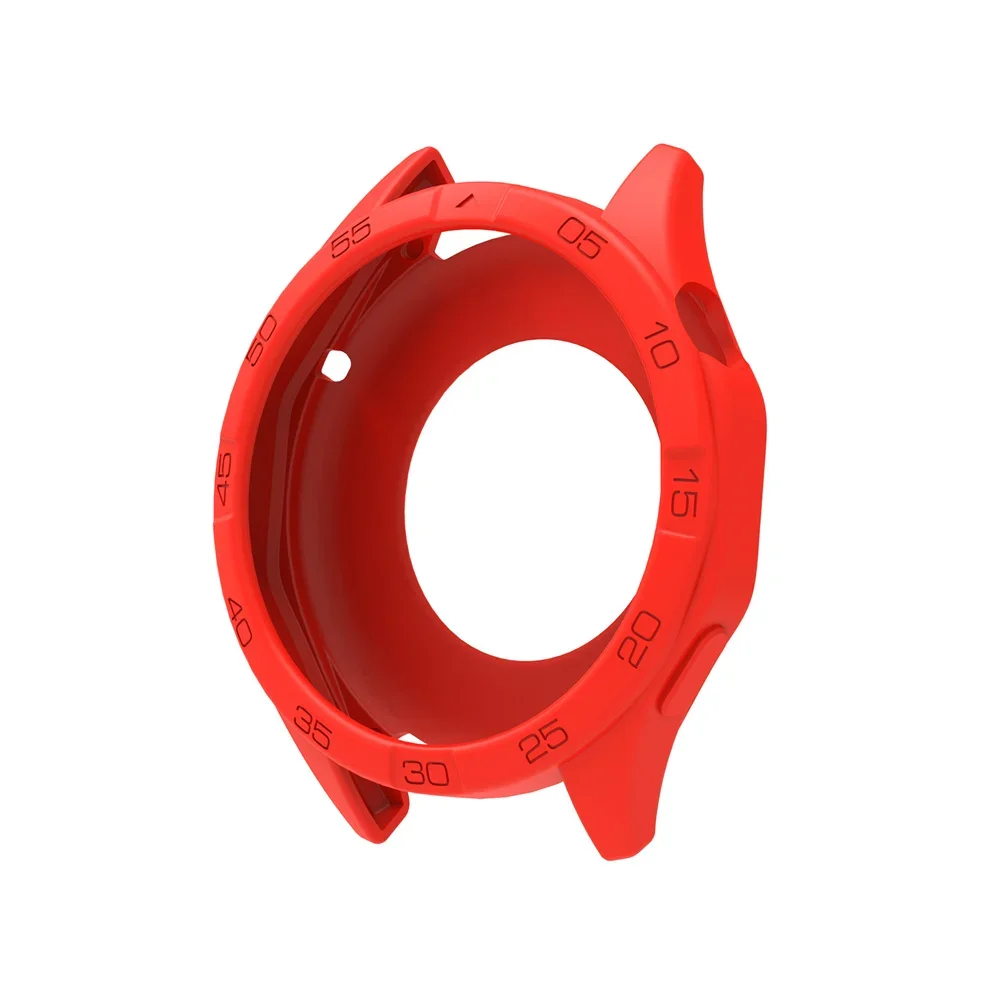 Silicone Case Bumper For Huawei Watch GT4 46mm Protector Frame SmartWatch Protective Case For Huawei Watch GT4 46mm Accessories: 橄榄绿