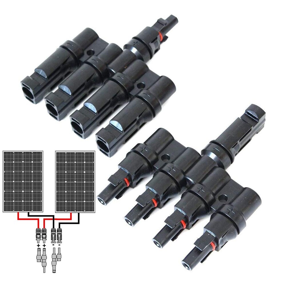 4 To 1 Branch Connectors Solar Panel Parallel Coup Grandado 9819