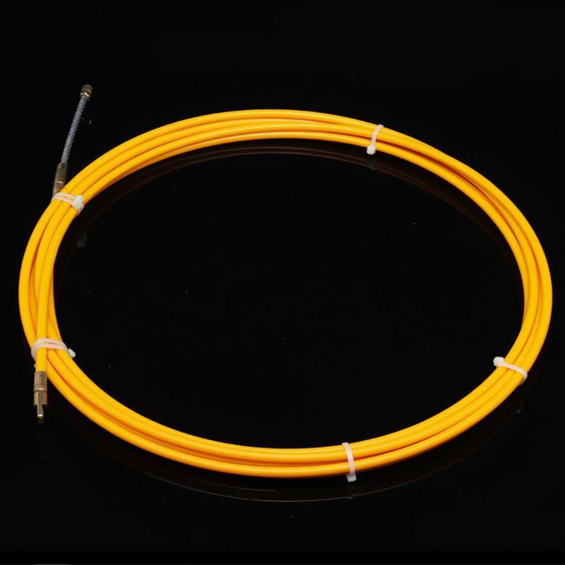 4/6mm 5/15m glasfiberkabel tryckavdragare löpkabel trådsats vägg elkabel monteringsstänger ledningstillbehör hållbart