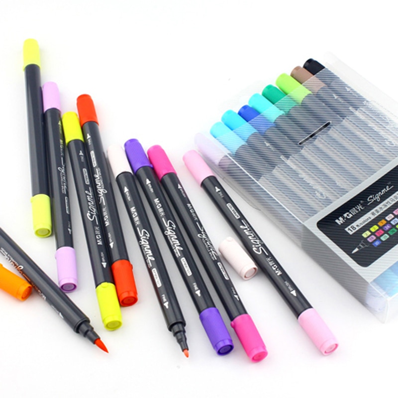 M&G 12/18/24 Colors Watercolor Brush Pen Colored C... – Grandado