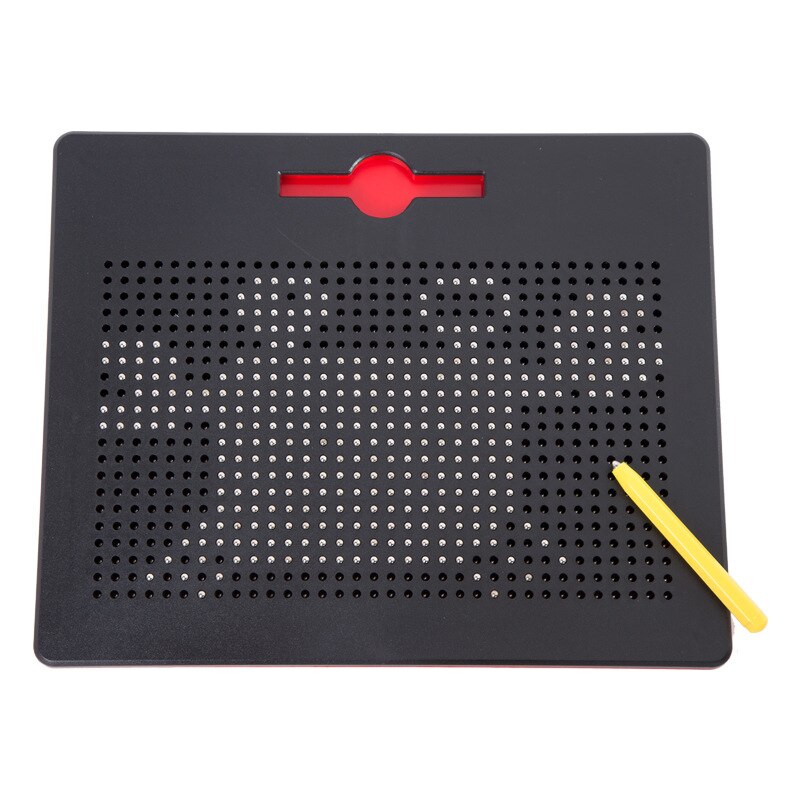 Magnetic Ball Sketch Pad Tablet Drawing Board with Magnetic Stylus 2 style 2 Color: LBlack