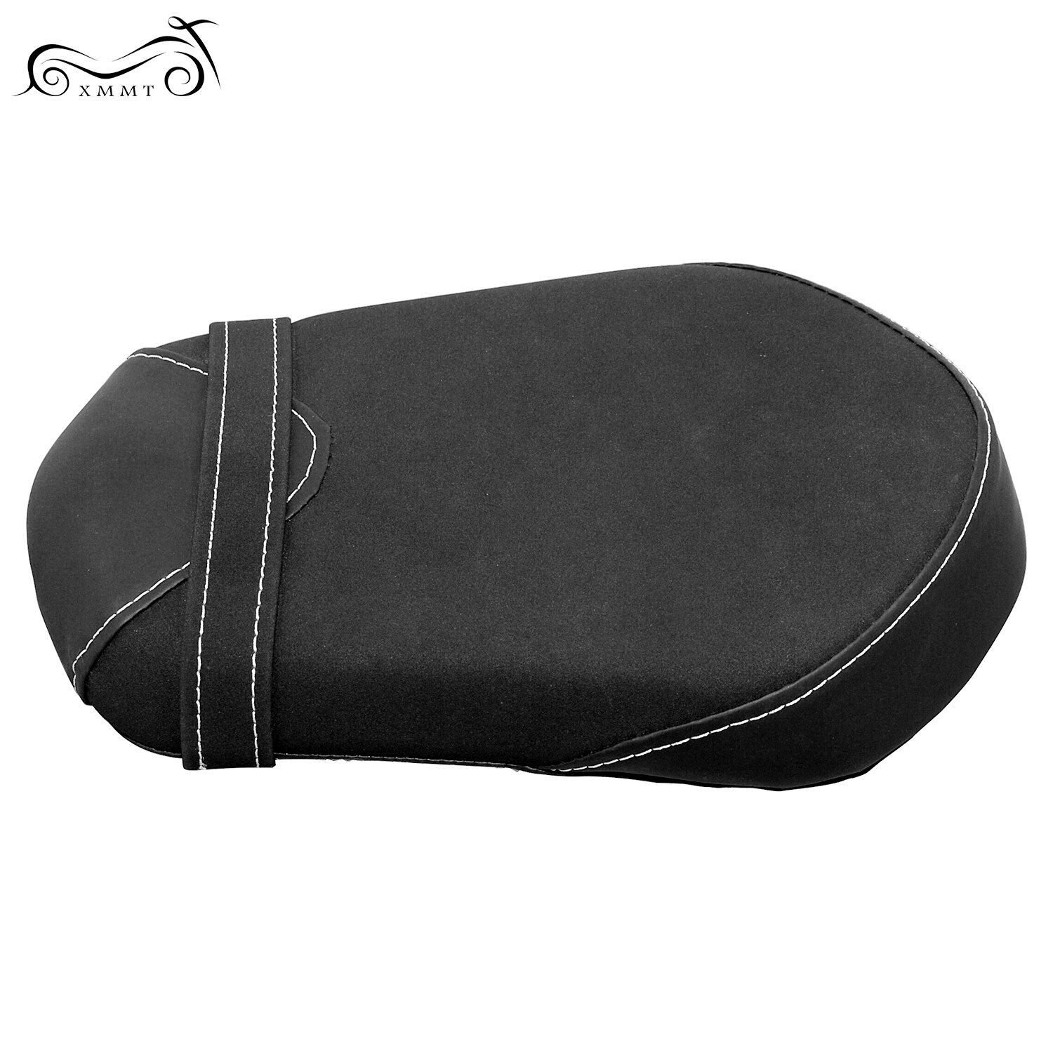 Motorcycle Black Passenger Pillion Rear Back Seat Cushion Synthetic Leather For Yamaha Star Bolt XV950 Bolt XVS950 15