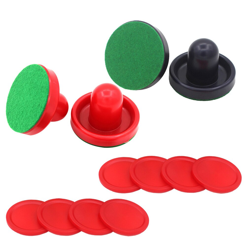16 96mm airhockey-schieberpucks als ersatz für spieltische, torwart-kopfballsets, airhockey-ausrüstungszubehör