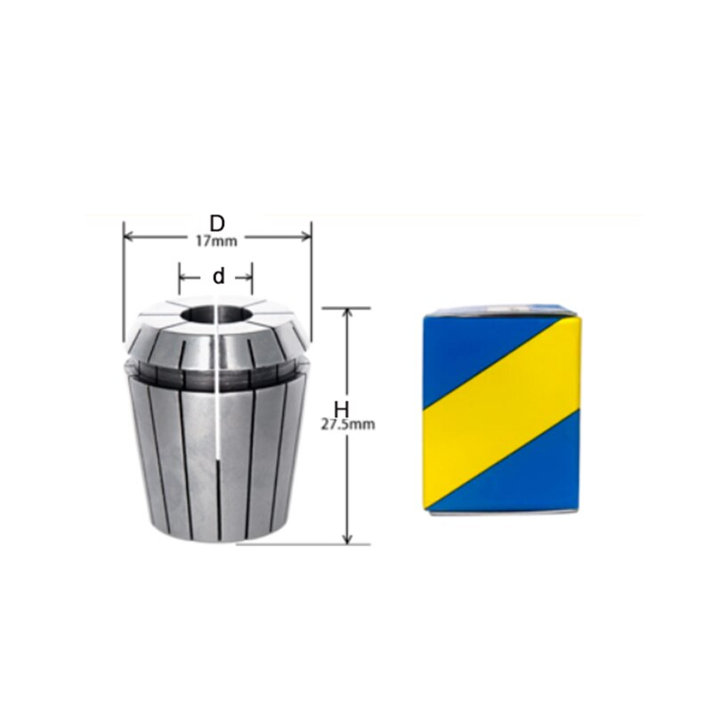 ER11 ER16 ER Precision Spring Collet Kit for CNC Milling Lathe Tools & Engraving Machine Motor Axis