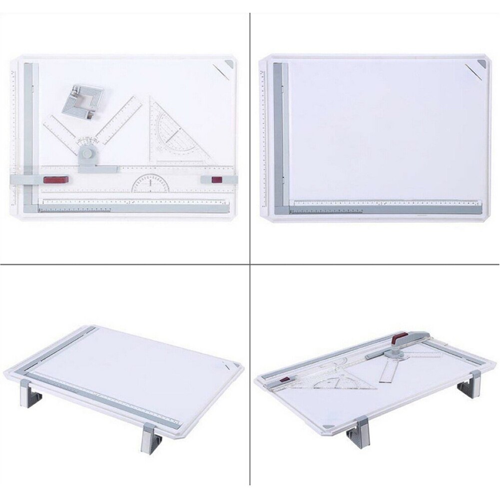 Drawing Board A3 Drafting Tables with Parallel Motion Angle Measuring System J99Store