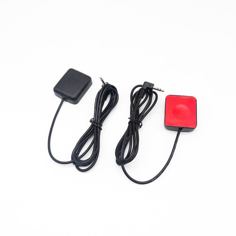 Car DVR Recorder GPS Navigation Accessories External Antenna Module 3.5mm Plug Black