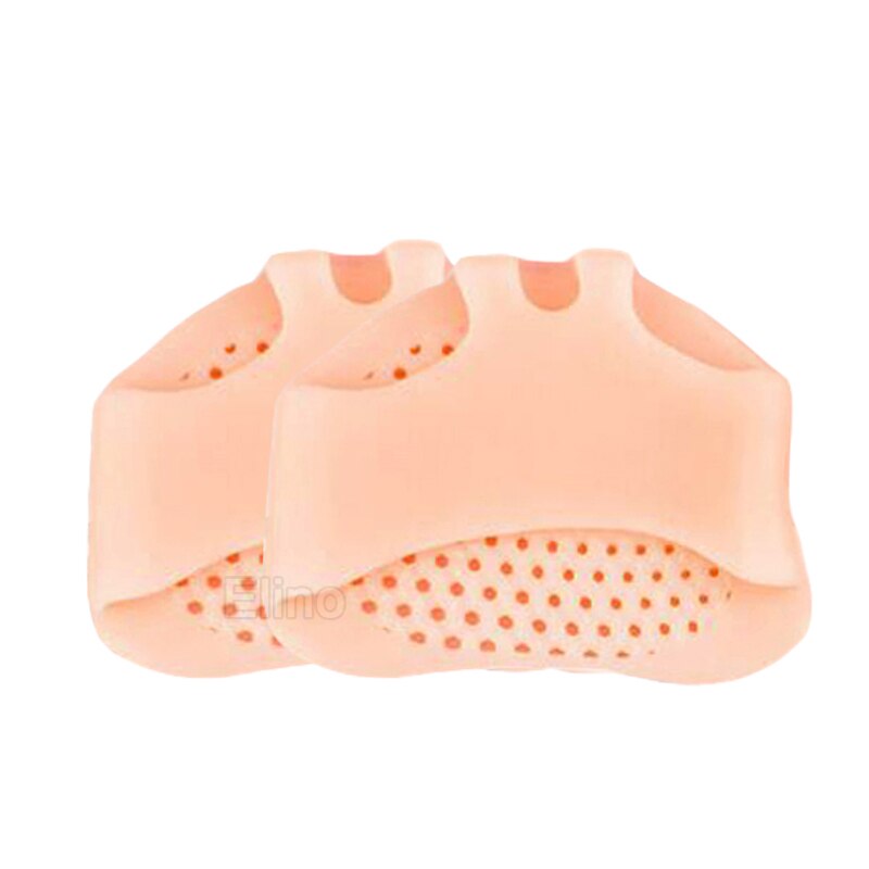 Plantillas de silicona para zapatos de tacón alto de mujer puntera Invisible antideslizante, almohadilla de inserción para los dedos, Plantilla de Gel para aliviar el dolor,