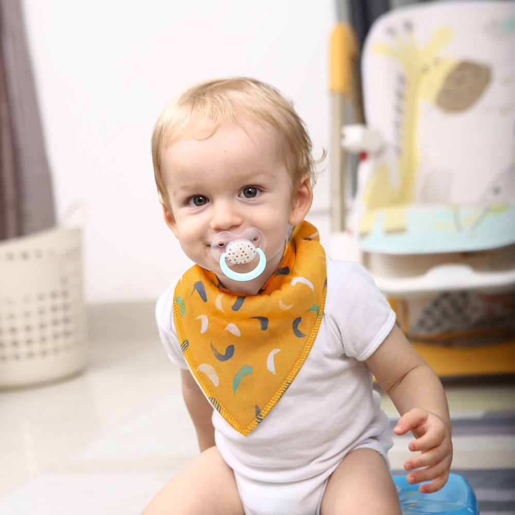Bavoirs Bandana pour bébés, bavettes pour garçons et filles, 100% coton biologique, doux et absorbant, pour -nés, 8 pièces