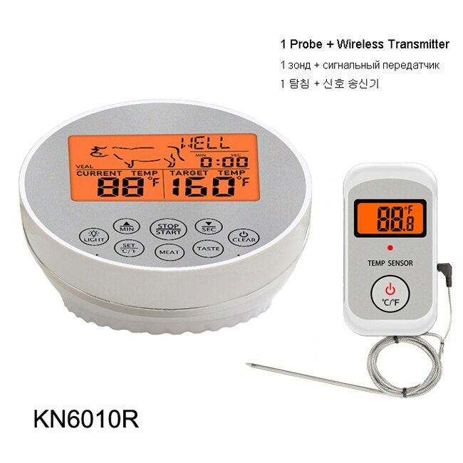 Digitale Keuken Thermometer voor Oven Vlees BBQ Barbecue Grill Gebraden Voedsel Koken Water Melk Vloeibare Temperatuur Gauge Probe Sensor