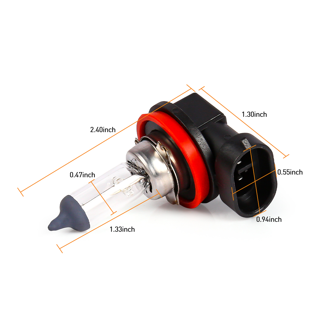 2 Stuks Koplampen Super Heldere Fog Halogeenlamp H11 12V 55W 4300K Vervanging Koplampen Abmer Auto accessoire
