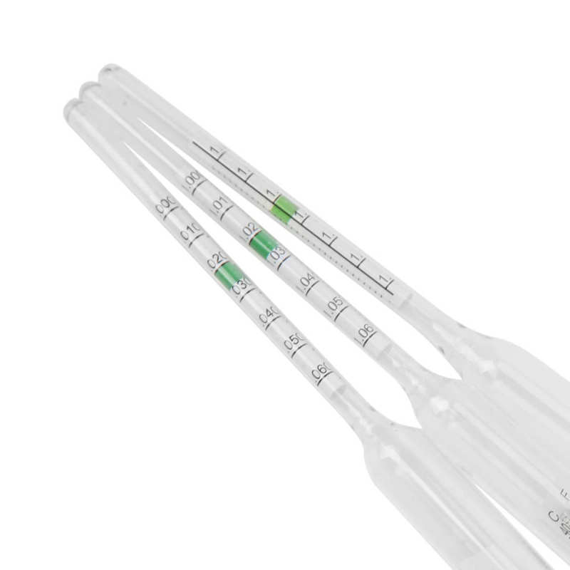 Aquarium Glass Saltwater Hydrometer Aquarium Glass Float Hydrometer Temperature Test Function for Fish Tank for Marine Aquarium