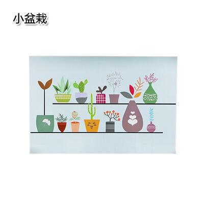 Kitchen waterproof wall stickers greaseproof paper stickers self-adhesive high temperature resistant home tile kitchen tools: potted plant 60X90CM