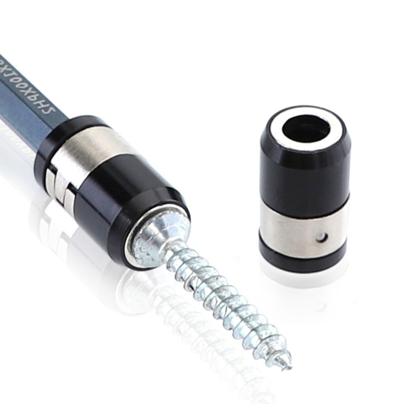 Top Schroevendraaier Magnetische Ring Sterke Magnetizer 1/4 "6.35Mm Elektrische Schroevendraaier Bits Accessoires Schroef Pick Up Gereedschap