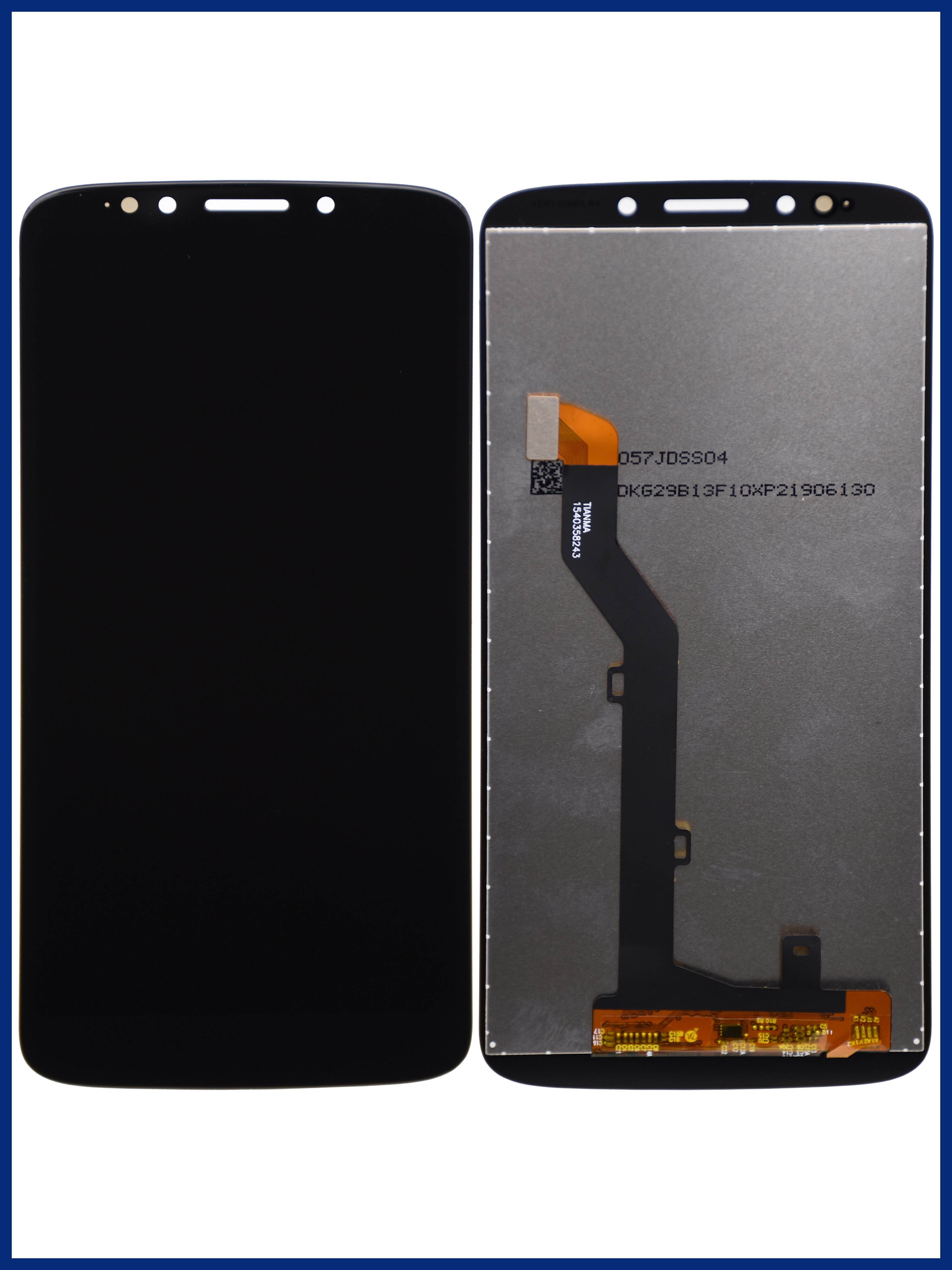 5.0 " original ersatzteile für motorola moto  e5 xt1944 lcd-display  e5 touchscreen-digitizer-einheit mit rahmen