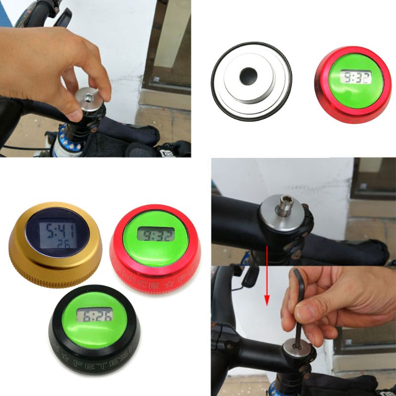 Universele Waterdichte Digitale Fiets LCD Fietsen Stopwatch Fietsen Klok
