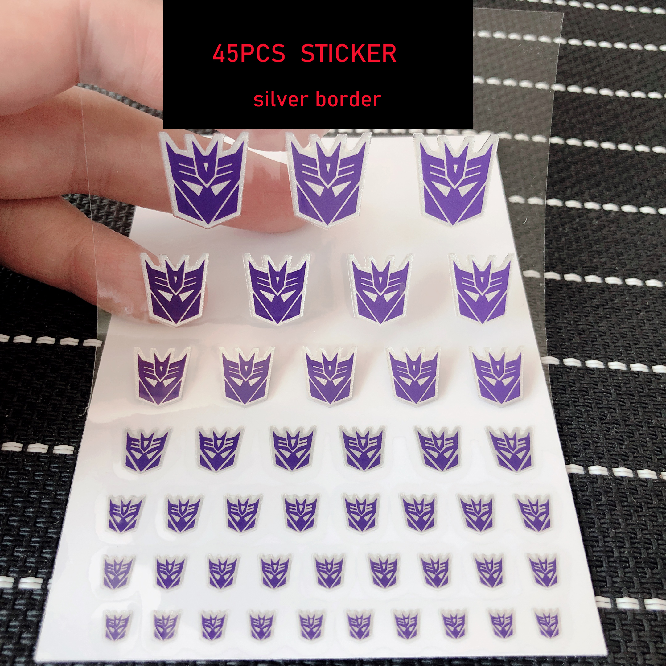 45Pcs Transformatie Robot Speelgoed G1 Sticker Symbool Decal Voor Custom Diy Speelgoed Accessoires Decoratie: 17