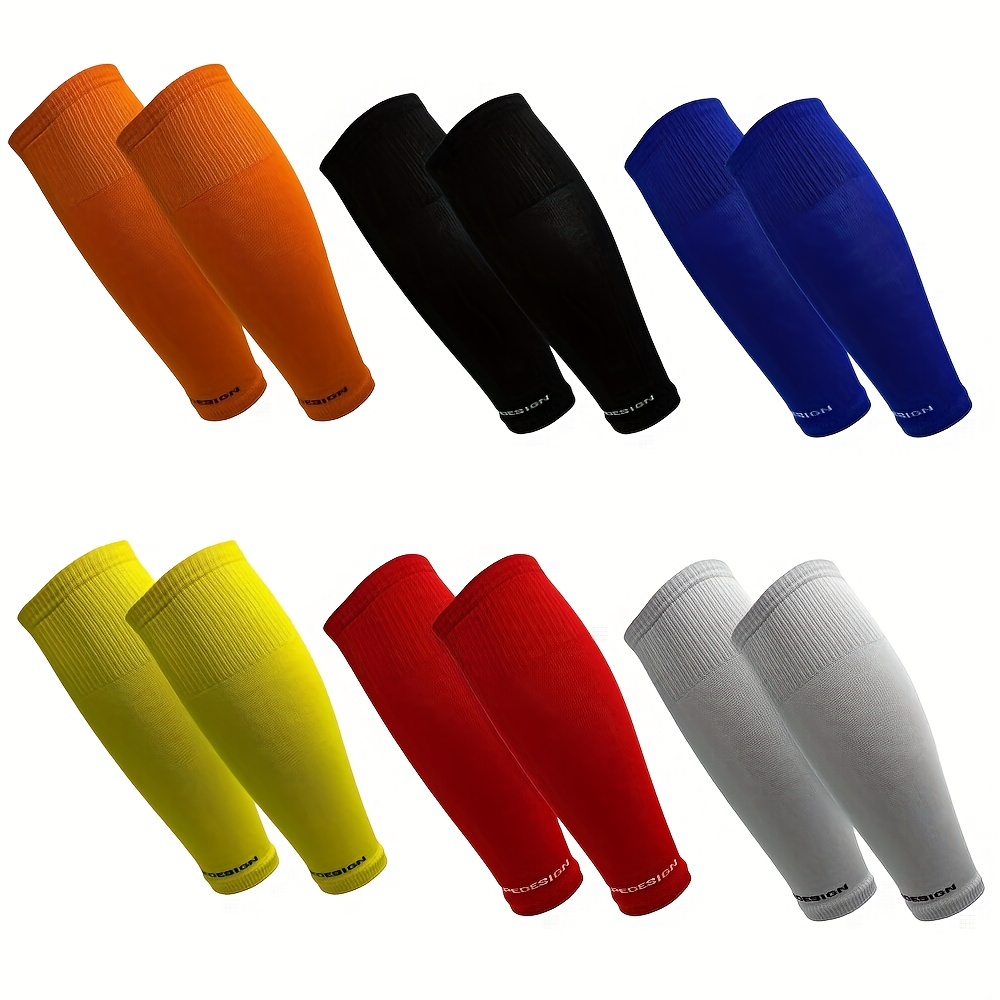 Cubierta de calcetines de fútbol de compresión, calentadores de piernas de compresión, calcetines de pantorrilla con absorción de sudor