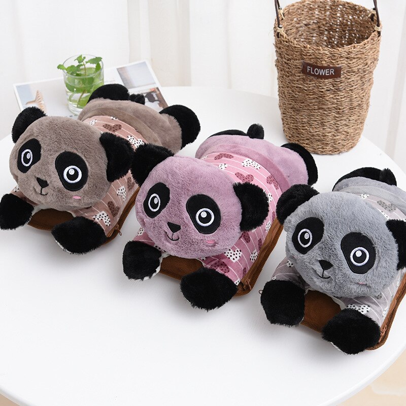 Chauffe-mains rechargeables dessin animé Panda bouteille d'eau chaude Rechargeable anti-déflagrant taille chaude palais trésor C177