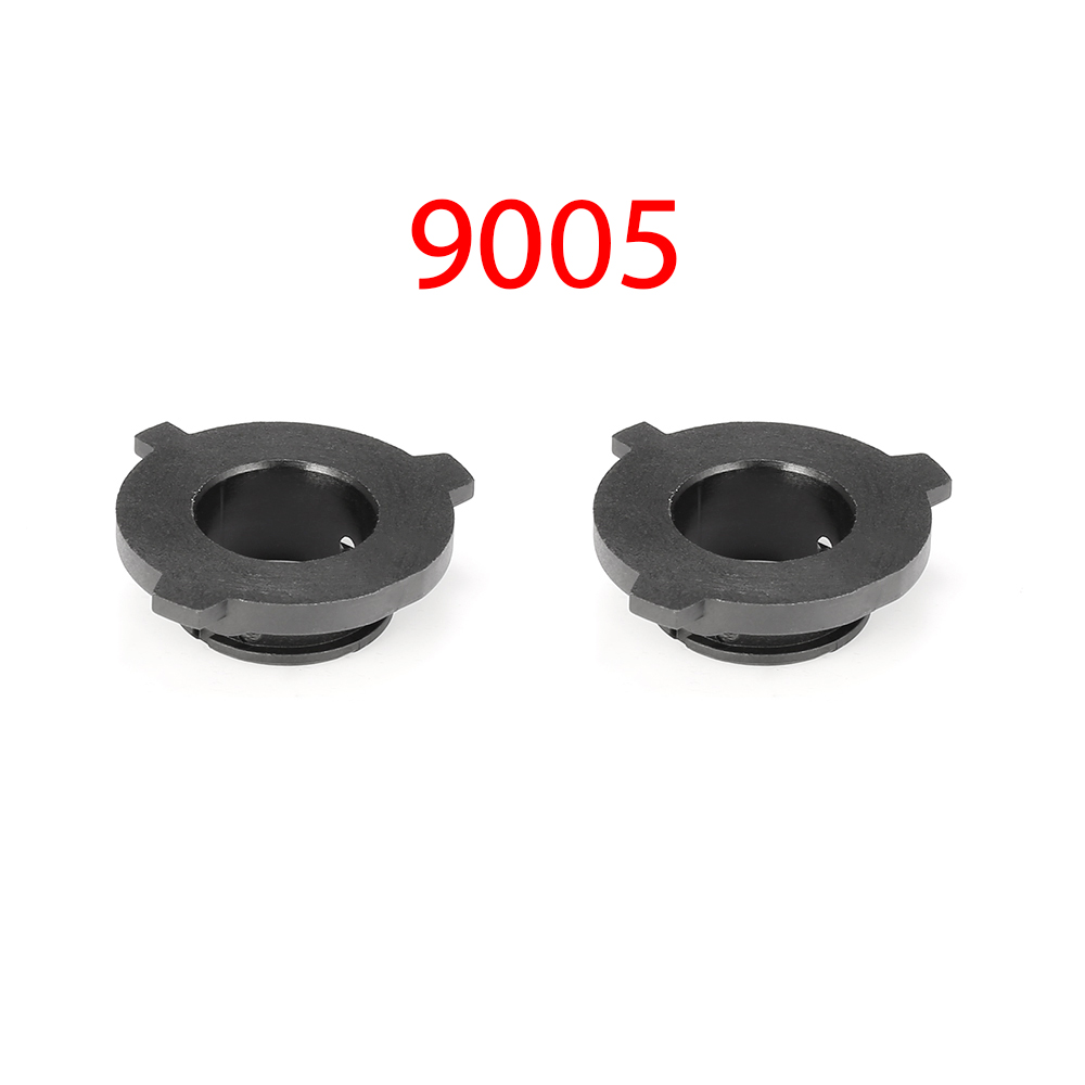 2 stk bil led hovedlys pære adapter holder base sokkel holder for  h1 h3 h4 h7 9004 9005 9007