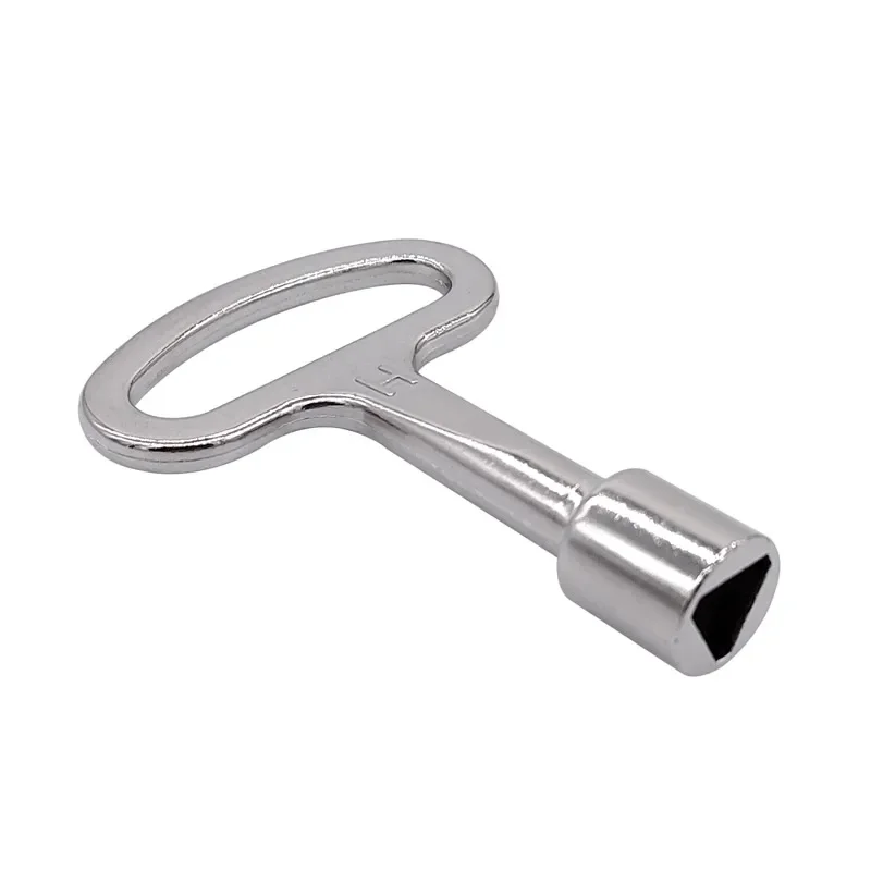 Triangle key Square lock airfoil lock that be applied to train High-speed rail Elevator and Cabinet door key: Gold